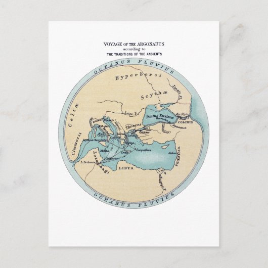 CARTE POSTALE VOYAGE DES ARGONAUTES (Devant)