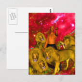 Carte Postale Voyage des lions (Devant / Derrière)