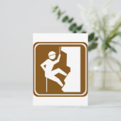 Carte Postale Voyage d'Escalades rocheuses (Debout devant)