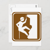 Carte Postale Voyage d'Escalades rocheuses (Devant / Derrière)