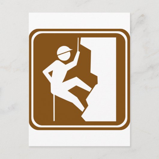 Carte Postale Voyage d'Escalades rocheuses (Devant)