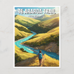 Carte Postale Voyage du sentier Araroa