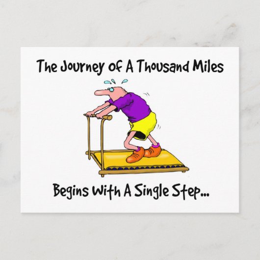 Carte Postale Voyage D'Un Mille Mille Milles - Exercice Motivati (Devant)