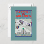 Carte Postale VOYAGE-Eastern Air Lines- (Devant / Derrière)