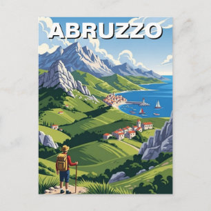 Carte Postale Voyage en Abruzzes Italie