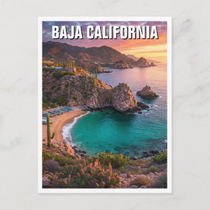 Carte Postale Voyage en Basse-Californie au Mexique