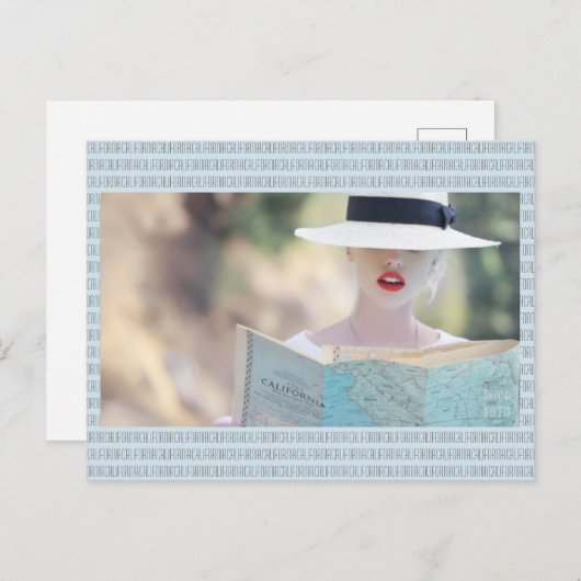 Carte Postale Voyage en Californie (Devant / Derrière)