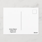 Carte Postale Voyage en canoë, (Dos)