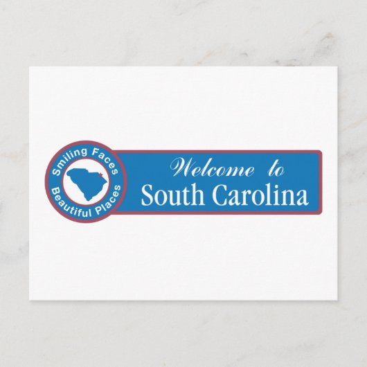 Carte Postale Voyage en Caroline du Sud - États-Unis (Devant)