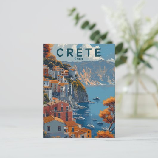 Carte Postale Voyage en Crète Grèce (Debout devant)