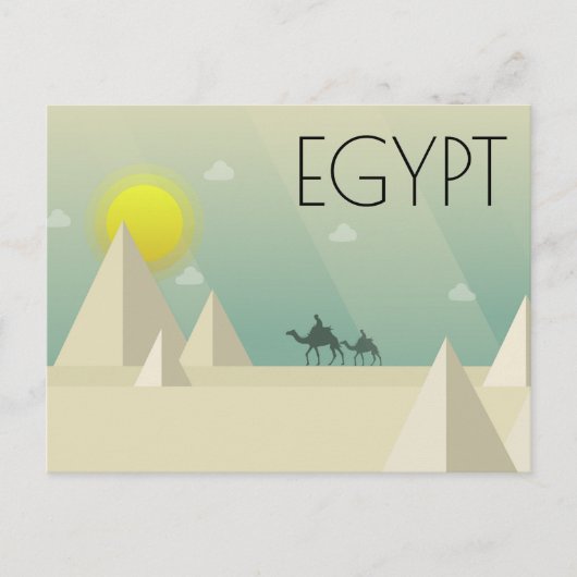CARTE POSTALE VOYAGE EN EGYPTE (Devant)