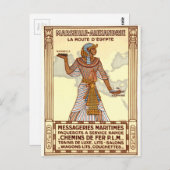 Carte Postale Voyage en Egypte vintage (Devant / Derrière)