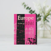 Carte Postale Voyage en Europe vintage (Debout devant)