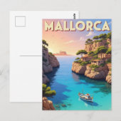 Carte Postale Voyage en Majorque Espagne (Devant / Derrière)