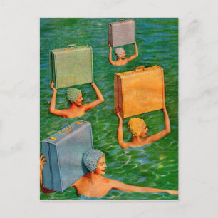 Carte Postale voyage en mer synchronisé