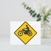 Carte Postale Voyage en moto (Debout devant)
