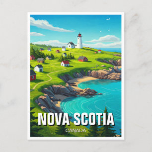 Carte Postale Voyage en Nouvelle-Écosse