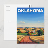 Carte Postale Voyage en Oklahoma (Devant / Derrière)