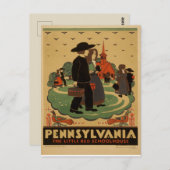 Carte Postale Voyage en Pennsylvanie (Devant / Derrière)