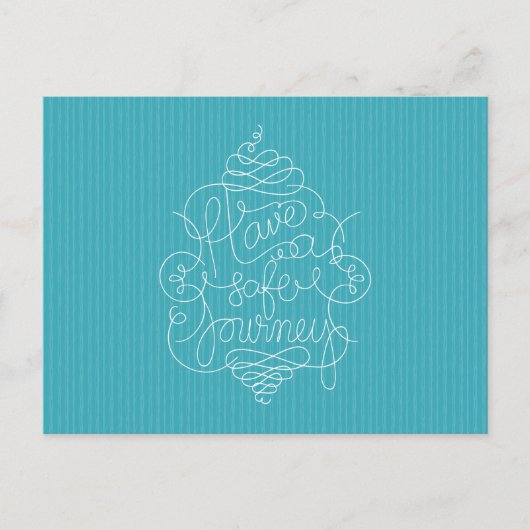 Carte Postale Voyage en toute sécurité (Devant)