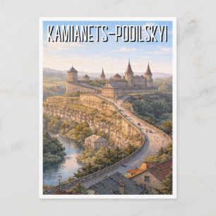 Carte Postale Voyage en Ukraine Kamianets-Podilskyï