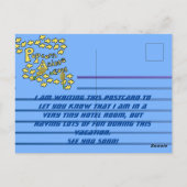 Carte Postale Voyage en vaisseau spatial (Dos)