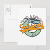 Carte Postale voyage explorer fabuleux logo Niger (Devant / Derrière)