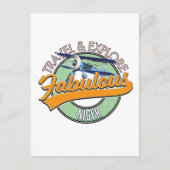 Carte Postale voyage explorer fabuleux logo Niger (Devant)