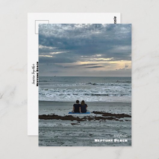 Carte Postale Voyage | Floride - Neptune Beach Sunrise Ensemble (Devant / Derrière)