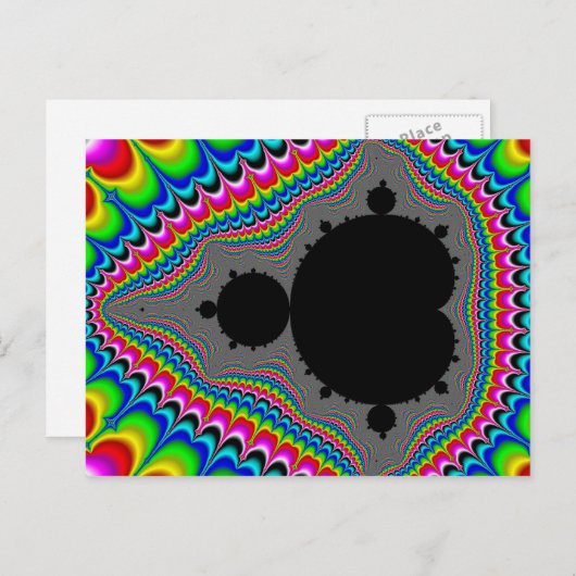 Carte Postale Voyage - Fractal (Devant / Derrière)