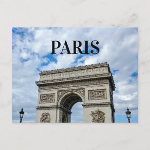 Carte Postale Voyage France Paris Photo de l'Arc de Triomphe