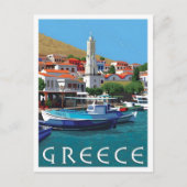 Carte Postale Voyage Grèce Vintage (Devant)