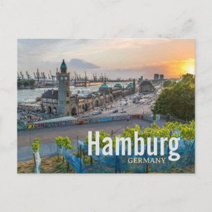 Carte Postale Voyage Hambourg Allemagne Scénique