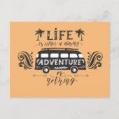 Carte Postale Voyage Inspirant (Devant)