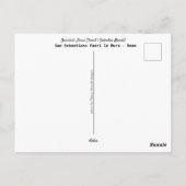 Carte Postale Voyage | Italie - Rome - Sculpture de Bernini Chri (Dos)