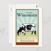 Carte Postale Voyage le Wisconsin (Devant / Derrière)