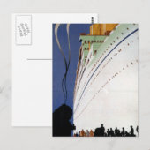 Carte postale Voyage Lignes de Croisière Canadien (Devant / Derrière)