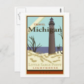Carte Postale Voyage Michigan (Devant / Derrière)