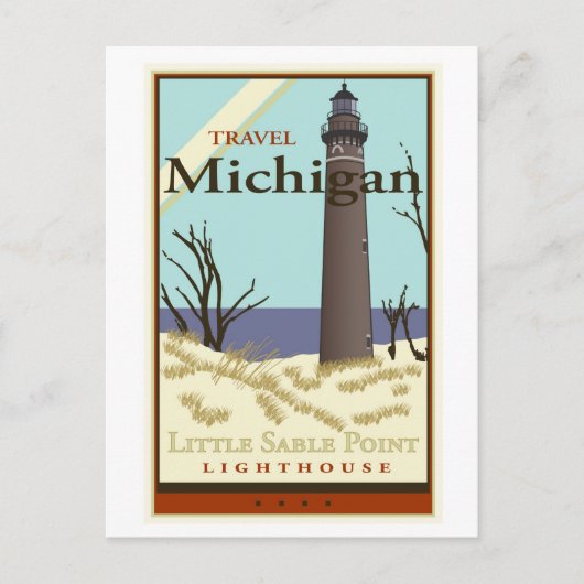 Carte Postale Voyage Michigan (Devant)