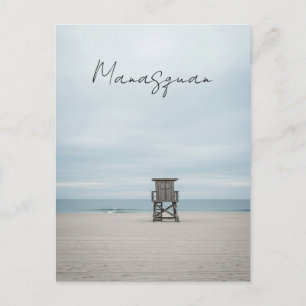 Carte Postale Voyage minimaliste à Manasquan dans le New Jersey