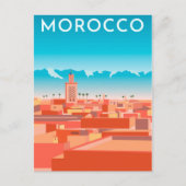 Carte Postale Voyage moderne de Marakesh (Devant)
