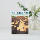 Carte Postale Voyage Mohenjo-Daro Pakistan (Debout devant)
