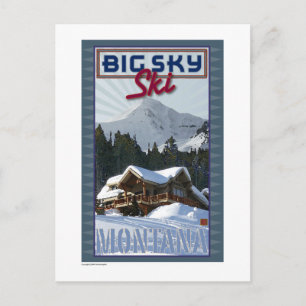 Carte Postale VOYAGE-Montana-Big Sky-