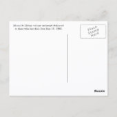 Carte Postale Voyage Monument National Volcanique du Mont St Hel (Dos)