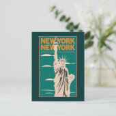 Carte Postale VOYAGE-NY, NY Liberty (Debout devant)