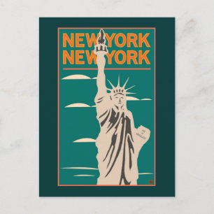 Carte Postale VOYAGE-NY, NY Liberty