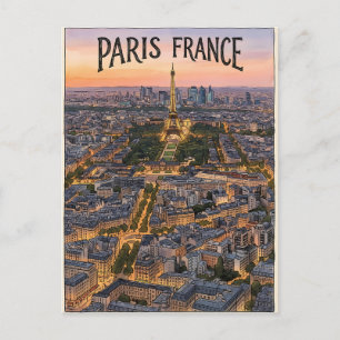 Carte Postale Voyage Paris France
