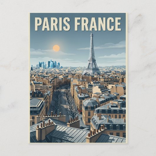 Carte Postale Voyage Paris France (Devant)