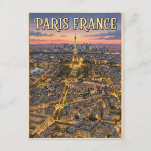 Carte Postale Voyage Paris France