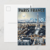 Carte Postale Voyage Paris France (Devant / Derrière)